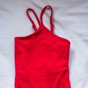 New York and Company red crop top